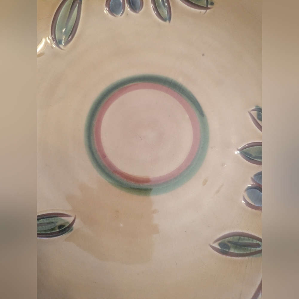 Splendor Of Florence Italy Hand Painted Ceramic Hand painted Bowl With Handles - Picture 2 of 5